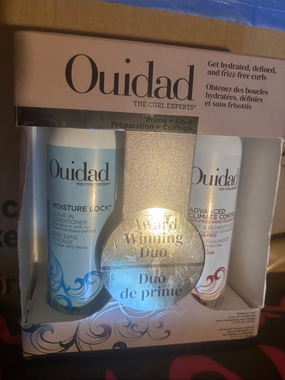 Sephora Ouidad Moisture Lock & Advanced Climate Control Duo - Blue/White